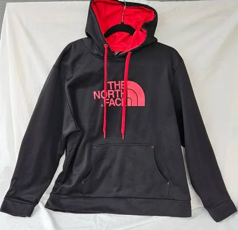 north face hoodie mens large charcoal
