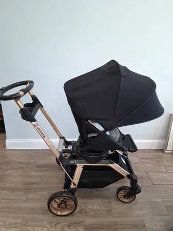 orbit baby g5 stroller gold black